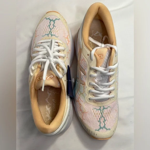 NIB ASICS Gel Kayano 24 Lite Show white/apricot ice sz 8 NWT - Picture 11 of 16